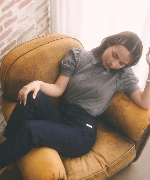 MIRO AMURETTE(ミロアミュレット)の「Mlogo polo T(ポロシャツ・レディース・ブラック/ホワイト/グレー・FREE)」の20枚目の写真