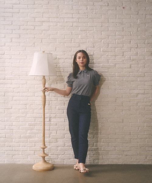 MIRO AMURETTE(ミロアミュレット)の「Mlogo polo T(ポロシャツ・レディース・ブラック/ホワイト/グレー・FREE)」の16枚目の写真