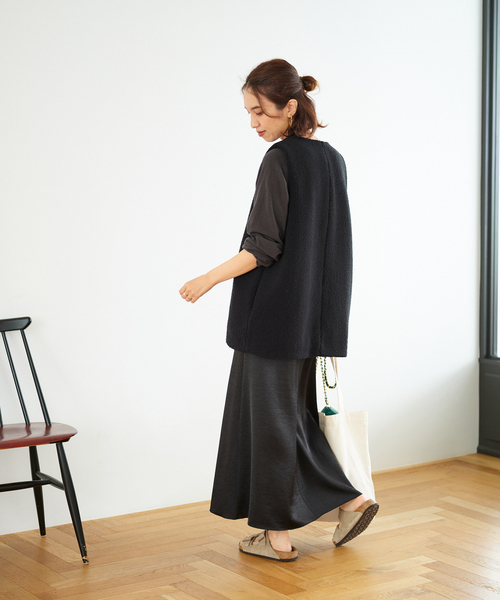 セール】ボアZIPベスト（ベスト）｜FRAMeWORK（フレームワーク）の