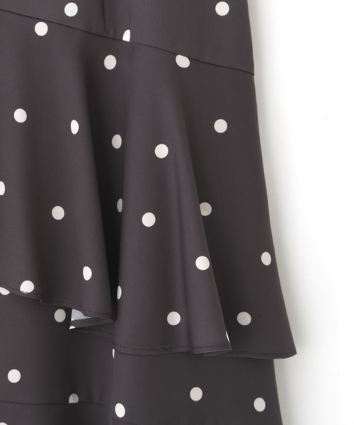 PROPORTION BODY DRESSING(プロポーションボディドレッシング)の「<E>ティアードドットスカート / 1212227800(スカート・レディース・ブラウン/ダークグレー・SMALL/MEDIUM)」の5枚目の写真