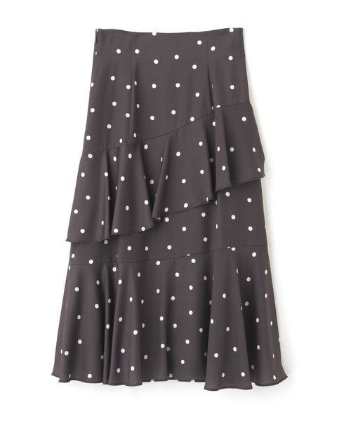 PROPORTION BODY DRESSING(プロポーションボディドレッシング)の「<E>ティアードドットスカート / 1212227800(スカート・レディース・ブラウン/ダークグレー・SMALL/MEDIUM)」の7枚目の写真