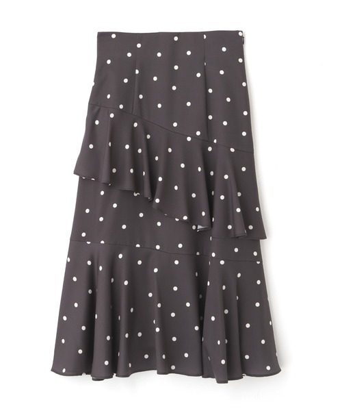 PROPORTION BODY DRESSING(プロポーションボディドレッシング)の「<E>ティアードドットスカート / 1212227800(スカート・レディース・ブラウン/ダークグレー・SMALL/MEDIUM)」の11枚目の写真