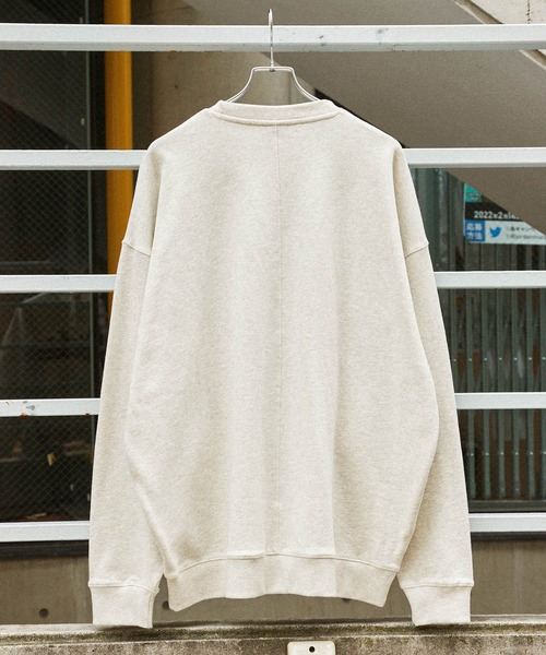 Dickies/ディッキーズ サテンカレッジロゴ刺繍 裏毛オーバー