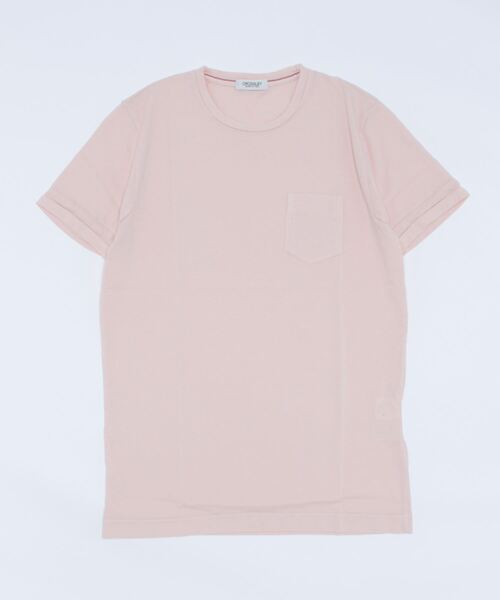 CROSSLEY(クロスリー)の「【CROSSLEY】 MADE IN ITALY クルーネック Tシャツ(Tシャツ/カットソー・メンズ・ホワイト/ネイビー/ピンク/ホワイト系1/ネイビー系/ブラック系1/ブラック・1/2/3)」の7枚目の写真