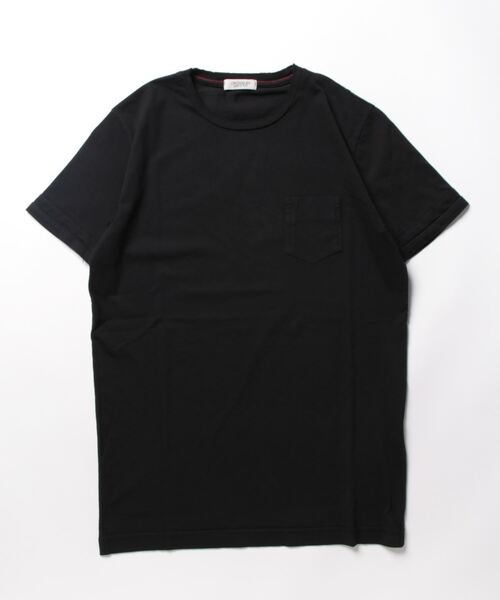 CROSSLEY(クロスリー)の「【CROSSLEY】 MADE IN ITALY クルーネック Tシャツ(Tシャツ/カットソー・メンズ・ホワイト/ネイビー/ピンク/ホワイト系1/ネイビー系/ブラック系1/ブラック・1/2/3)」の3枚目の写真