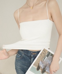 Fun & Daily（ファンアンドデイリー）の「F&D : カップ付き・ベアトップキャミソール（キャミソール）」