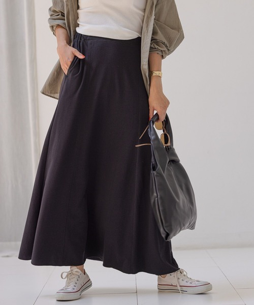 BAYFLOW（ベイフロー）の「ミニウラケマーメイドスカート（スカート・レディース・グレー/ブラック/ブラウン・MEDIUM/SMALL）」の2枚目の写真