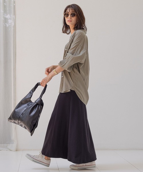 BAYFLOW（ベイフロー）の「ミニウラケマーメイドスカート（スカート・レディース・グレー/ブラック/ブラウン・MEDIUM/SMALL）」の20枚目の写真