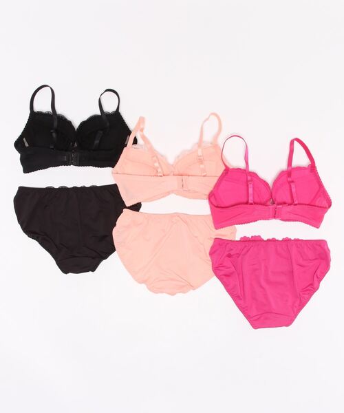 blooming FLORA（ブルーミングフローラ）の「【 おまかせ3点SET 】ブラ＆ショーツセット（ブラ&ショーツ・レディース・その他・C70/B75/E75/E80/F80/F75/D75/B70/B80/C75/D70）」の2枚目の写真