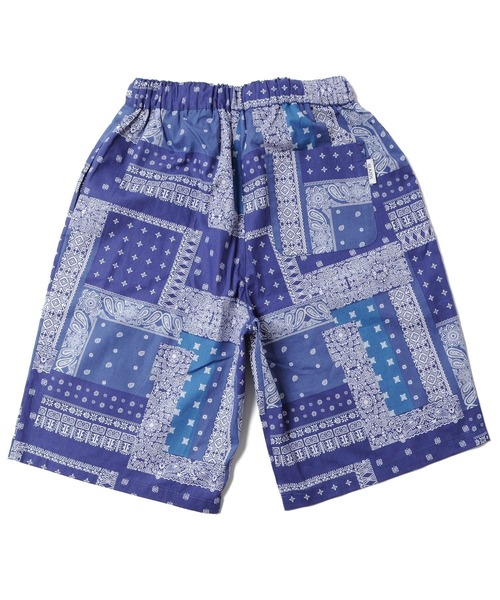 GLAZOS(グラソス)の「総柄ワイドイージーハーフパンツ【セットアップ対応】(その他パンツ・キッズ・カーキ/ブルー・160cm/170cm/140cm/150cm)」の14枚目の写真