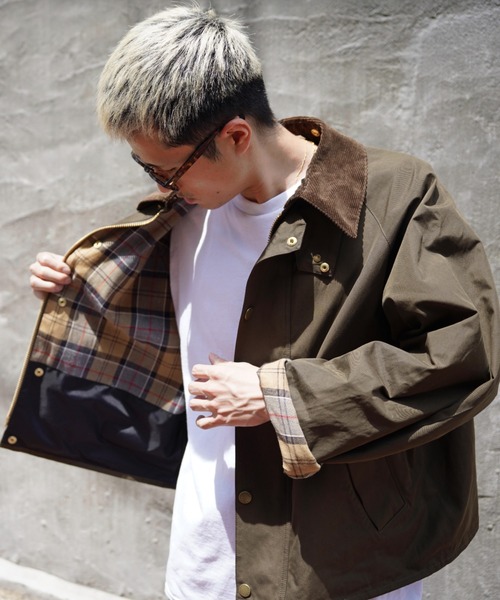 Barbour（バブアー）の「BARBOUR (バブアー) 別注トランスポートジャケット（ブルゾン・レディース・ブラック/セージグリーン・40/38/42/36）」の12枚目の写真