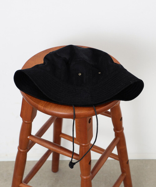 ONIGIRI（オニギリ）の「コーデュロイ　バケットハット（ハット・レディース・ベージュ/ブラウン/ブラック・FREE）」の5枚目の写真