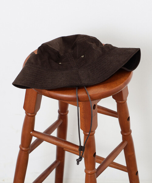 ONIGIRI（オニギリ）の「コーデュロイ　バケットハット（ハット・レディース・ベージュ/ブラウン/ブラック・FREE）」の6枚目の写真