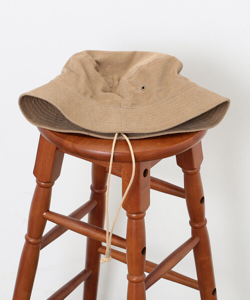 ONIGIRI（オニギリ）の「コーデュロイ　バケットハット（ハット・レディース・ベージュ/ブラウン/ブラック・FREE）」の7枚目の写真