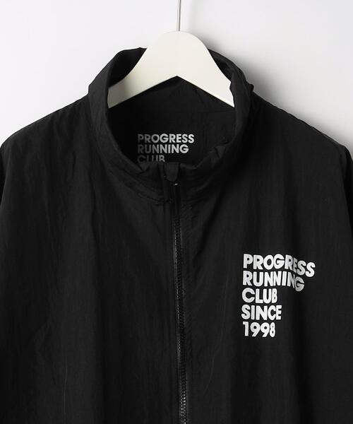 green label relaxing（グリーンレーベルリラクシング）の「＜PROGRESS RUNNING CLUB＞PRC1998 トラックジャケット（ナイロンジャケット・メンズ・ブラック・L/M）」の8枚目の写真