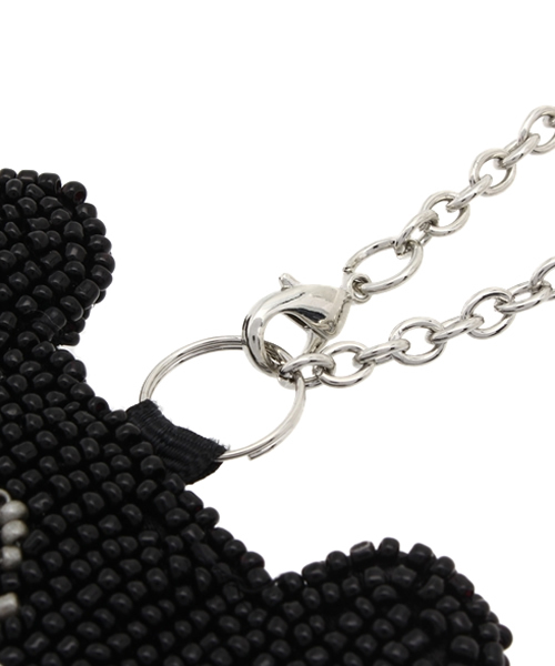 coen（コーエン）の「コーエンベアビーズパスケース（パスケース・ブラック/グレー/ブラウン・フリー）」の9枚目の写真