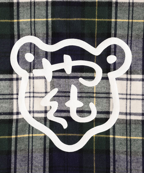 BEAMS JAPAN(ビームス ジャパン)の「BEAMS JAPAN / 播州織 八雲 木彫り熊マーク トート(トートバッグ・メンズ・レッド/グリーン/ネイビー・ONE SIZE)」の21枚目の写真