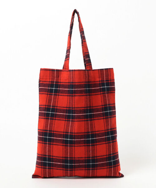 BEAMS JAPAN(ビームス ジャパン)の「BEAMS JAPAN / 播州織 八雲 木彫り熊マーク トート(トートバッグ・メンズ・レッド/グリーン/ネイビー・ONE SIZE)」の16枚目の写真