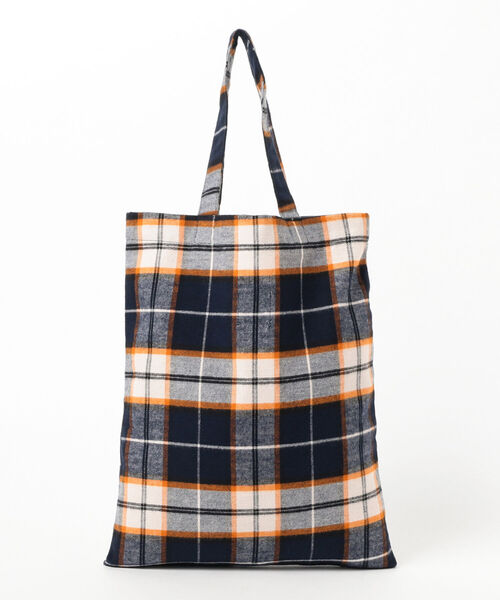 BEAMS JAPAN(ビームス ジャパン)の「BEAMS JAPAN / 播州織 八雲 木彫り熊マーク トート(トートバッグ・メンズ・レッド/グリーン/ネイビー・ONE SIZE)」の17枚目の写真