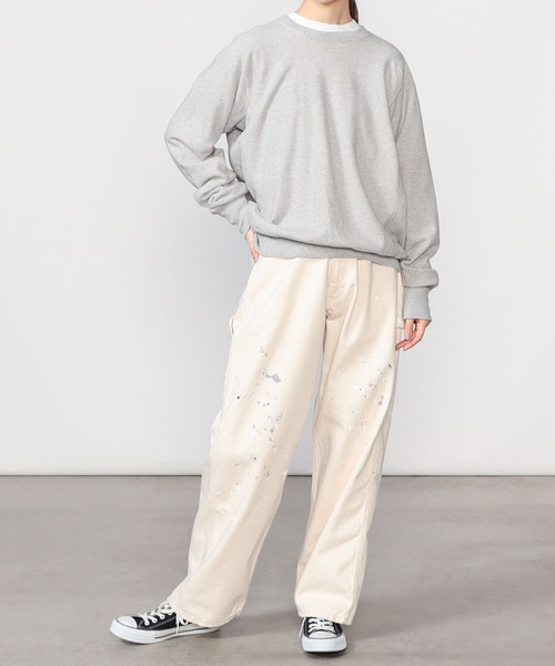 Lee(リー)の「Lee | 〈別注〉デニムペインターパンツ KINARI WOMEN(デニムパンツ・レディース・アイボリー・S/XS)」の3枚目の写真