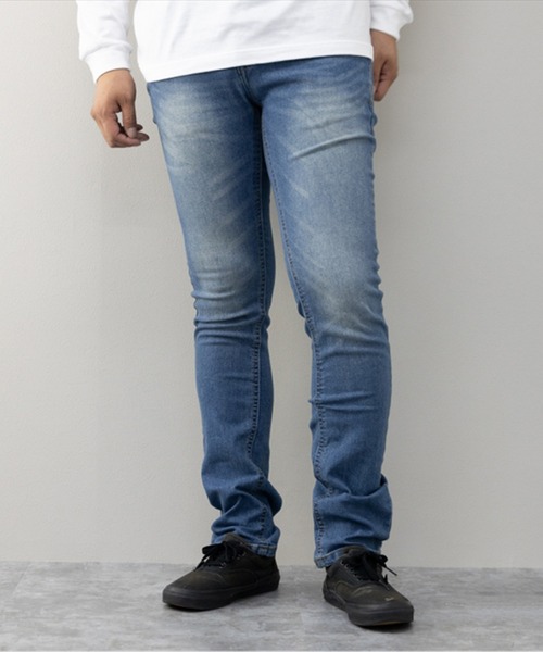 STYLEBLOCK(スタイルブロック)の「ストレッチデニムスタイリッシュパンツ(デニムパンツ・メンズ・インディゴブルー/ブルー/ネイビー・82/79)」の3枚目の写真