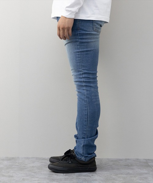 STYLEBLOCK(スタイルブロック)の「ストレッチデニムスタイリッシュパンツ(デニムパンツ・メンズ・インディゴブルー/ブルー/ネイビー・82/79)」の7枚目の写真