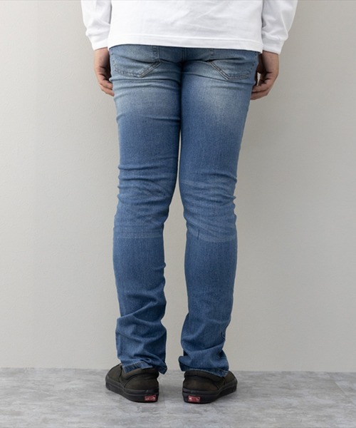 STYLEBLOCK(スタイルブロック)の「ストレッチデニムスタイリッシュパンツ(デニムパンツ・メンズ・インディゴブルー/ブルー/ネイビー・82/79)」の8枚目の写真