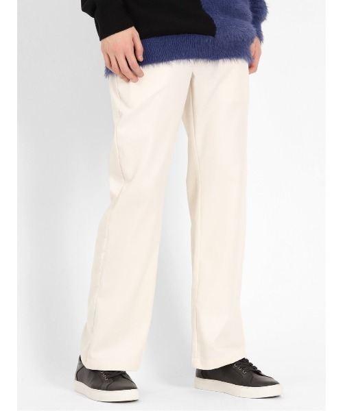 semantic design（セマンティックデザイン）の「【レーヨン混 】セマンティックデザイン フレアパンツ（その他パンツ・メンズ・グリーン系その他/ブラック/アイボリー/ベージュ・MEDIUM/LARGE）」の9枚目の写真