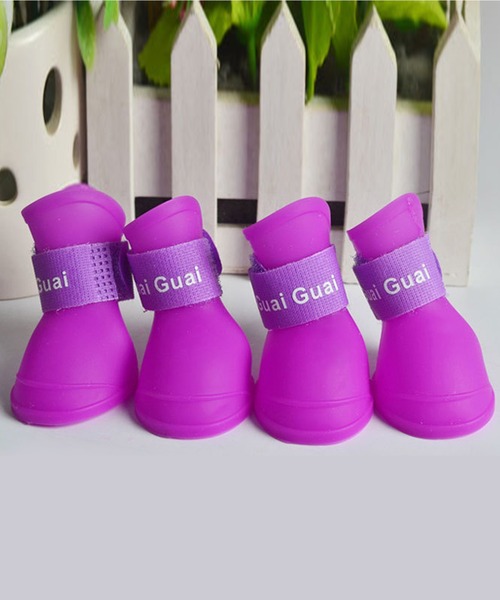 aimoha（アイモハ）の「ペットレインシューズ（ペットウェア・レディース・パープル/イエロー/オレンジ/グリーン/レッド/ブルー/ブラック/スモークピンク・SMALL/MEDIUM/LARGE/X-LARGE/XX-LARGE）」の20枚目の写真