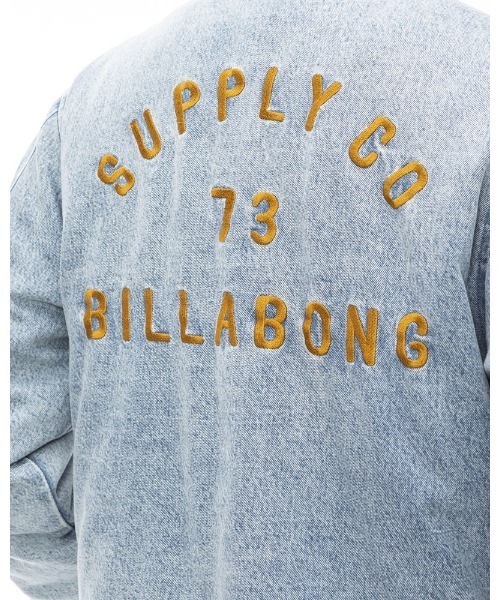 BILLABONG（ビラボン）の「BILLABONG メンズ 【WAVE WASHED】 DENIM STADIUM JACKET ジャケット 【2022年秋冬モデル】/ビラボンスタジャン（ブルゾン・メンズ・インディゴブルー/ブルー・MEDIUM/LARGE/X-LARGE/SMALL）」の5枚目の写真