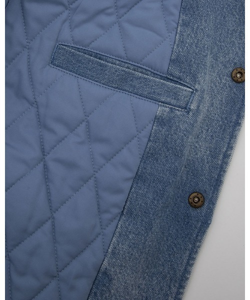 BILLABONG（ビラボン）の「BILLABONG メンズ 【WAVE WASHED】 DENIM STADIUM JACKET ジャケット 【2022年秋冬モデル】/ビラボンスタジャン（ブルゾン・メンズ・インディゴブルー/ブルー・MEDIUM/LARGE/X-LARGE/SMALL）」の15枚目の写真