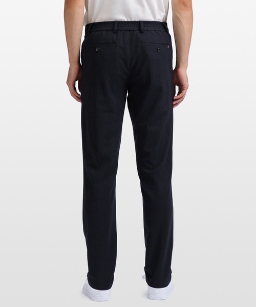 TOMMY HILFIGER（トミーヒルフィガー）の「ブラッシュドチェックパンツ（スラックス・メンズ・ネイビー/グレー・30inch/32inch/34inch/36inch）」の7枚目の写真