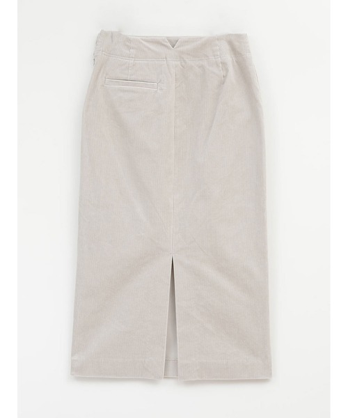 enchainement(アンシェヌマン)の「Corduroy Stretch SK(スカート・レディース・ベージュ/チャコールグレー/オフホワイト・1/2)」の6枚目の写真