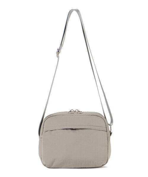 BEAMS HEARTグレー キャンバス ショルダーバッグ BEAMS HEART 