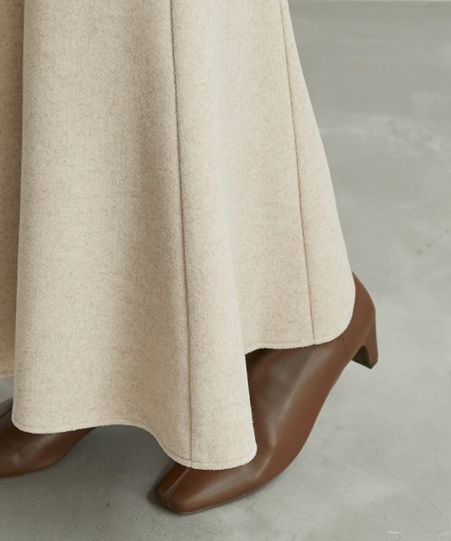 ROPE' PICNIC(ロペピクニック)の「【芳根京子さん別注カラー:ライトグリーン】セットアップ対応/マーメイドフレアスカート(スカート・レディース・チャコールグレー/ベージュ/ライトグリーン・38/36)」の4枚目の写真