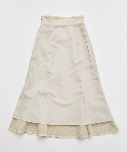 ROPE' PICNIC(ロペピクニック)の「【芳根京子さん別注カラー:ライトグリーン】セットアップ対応/マーメイドフレアスカート(スカート・レディース・チャコールグレー/ベージュ/ライトグリーン・38/36)」の11枚目の写真