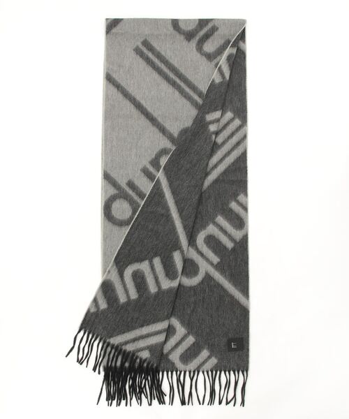 dunhill(ダンヒル)の「【返却】シグネチャー ジャカード カシミア マフラー(マフラー・メンズ・ダークベージュ・ONE SIZE)」の5枚目の写真