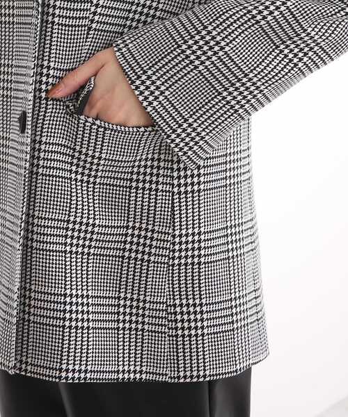 INDIVI（インディヴィ）の「◇【グレンチェック】ダブルジャケット