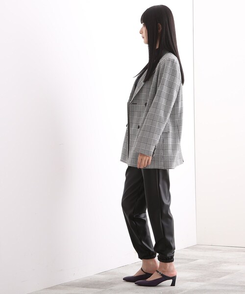 INDIVI（インディヴィ）の「◇【グレンチェック】ダブルジャケット