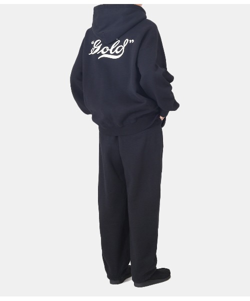 GOLD（ゴールド）の「東洋エンタープライズ GOLD / ゴールド：SUVIN COTTON SWEAT EASY PANTS：22B-GL42334[MUS]（スウェットパンツ・メンズ・ホワイト/ブラック/ネイビー・S/M）」の12枚目の写真