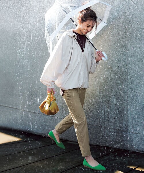 UNFILO(アンフィーロ)の「【新色追加!/接触冷感】マイビューティ フォルムTシャツ(Tシャツ/カットソー・レディース・ライトイエロー系/ネイビー系2/ベージュ系2/ホワイト系2/ブラック系/黄土色系・X-LARGE)」の10枚目の写真