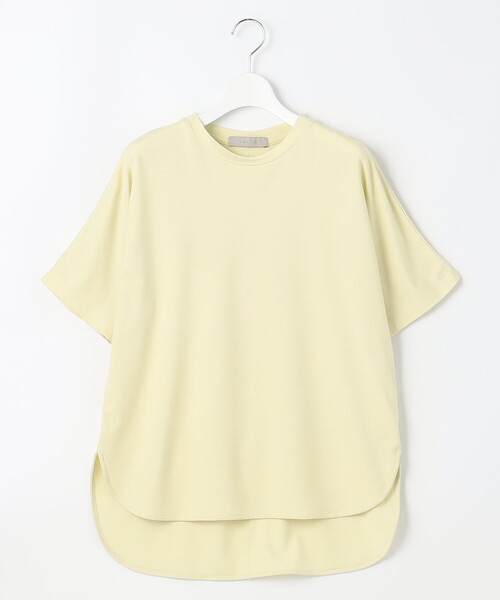 UNFILO(アンフィーロ)の「【新色追加!/接触冷感】マイビューティ フォルムTシャツ(Tシャツ/カットソー・レディース・ライトイエロー系/ネイビー系2/ベージュ系2/ホワイト系2/ブラック系/黄土色系・X-LARGE)」の8枚目の写真