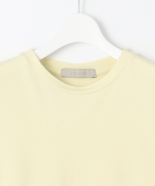 UNFILO(アンフィーロ)の「【新色追加!/接触冷感】マイビューティ フォルムTシャツ(Tシャツ/カットソー・レディース・ライトイエロー系/ネイビー系2/ベージュ系2/ホワイト系2/ブラック系/黄土色系・X-LARGE)」の19枚目の写真