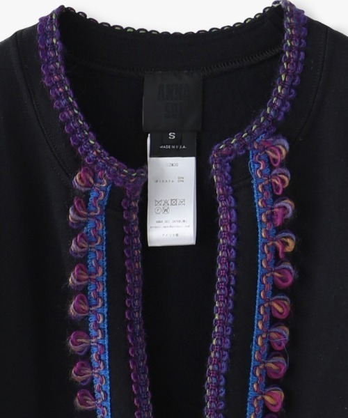ANNA SUI（アナスイ）の「DECO CARDIGAN（カーディガン/ボレロ・レディース・ブルー系その他/オレンジ系その他・S/L/M）」の6枚目の写真