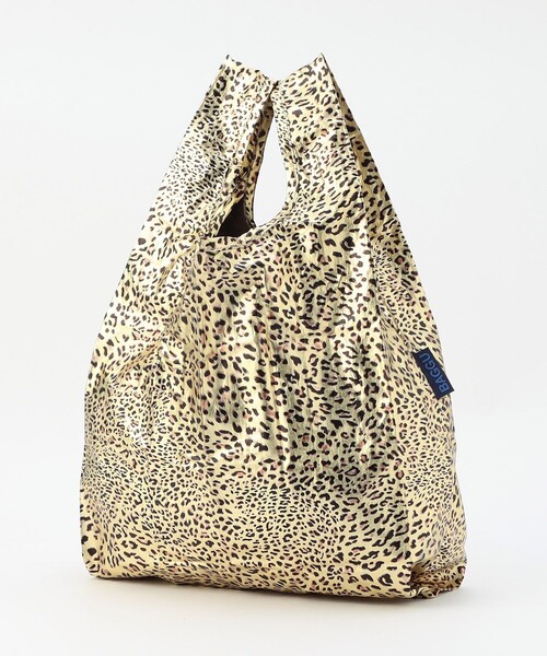 BAGGU(バグー)の「BAGGU/バグゥ BABY BAGGU メタリック(エコバッグ/サブバッグ・レディース・ブラック/レオパード・ONE SIZE)」の2枚目の写真