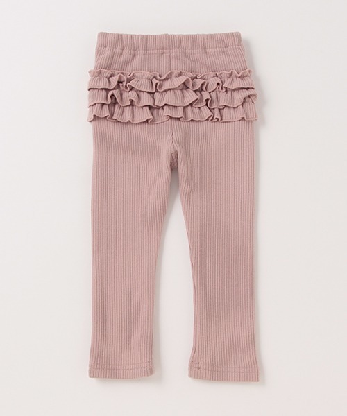 petit main（プティマイン）の「裏起毛バックフリルレギンス（レギンス/スパッツ・キッズ・オフホワイト/ブラック/チャコール/ネイビー/ライトベージュ/ピンク・100cm/120cm/80ｃｍ/90cm/110cm）」の17枚目の写真