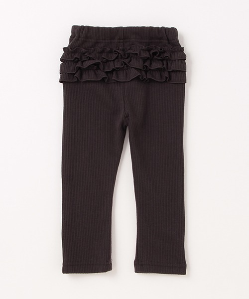 petit main（プティマイン）の「裏起毛バックフリルレギンス（レギンス/スパッツ・キッズ・オフホワイト/ブラック/チャコール/ネイビー/ライトベージュ/ピンク・100cm/120cm/80ｃｍ/90cm/110cm）」の10枚目の写真