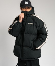 Ressaca | ワンポイントロゴ フード付きトラックフェイクダウンジャケット(ダウンジャケット/コート)