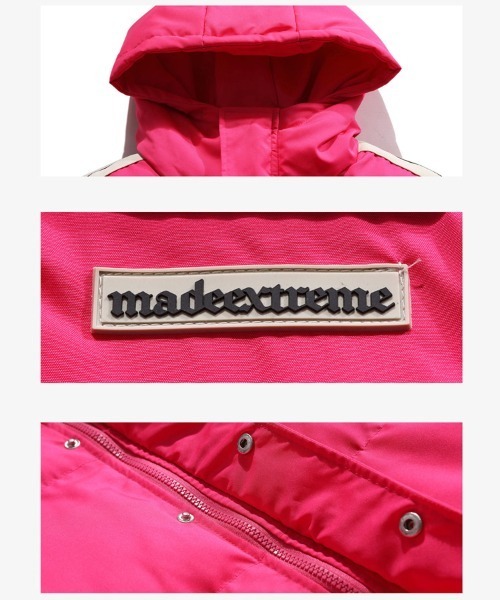 Ressaca（レサーカ）の「ワンポイントロゴ フード付きトラックフェイクダウンジャケット（ダウンジャケット/コート・レディース・オフホワイト/ブラック/ピンク/ブルー/ブラウン・XL/M/S/L）」の19枚目の写真