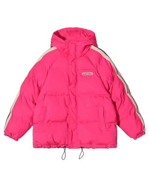 Ressaca（レサーカ）の「ワンポイントロゴ フード付きトラックフェイクダウンジャケット（ダウンジャケット/コート・レディース・オフホワイト/ブラック/ピンク/ブルー/ブラウン・XL/M/S/L）」の14枚目の写真